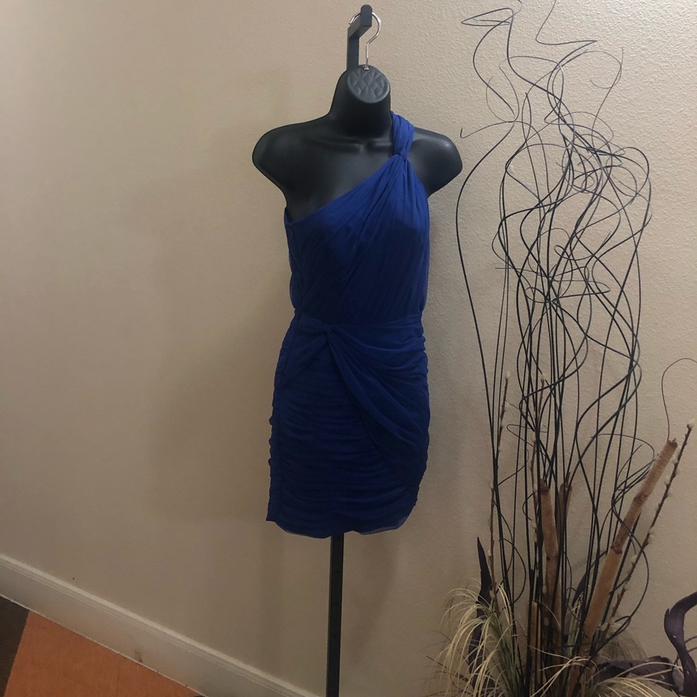 Armani Exchange One Shoulder Ruched Dress. Used